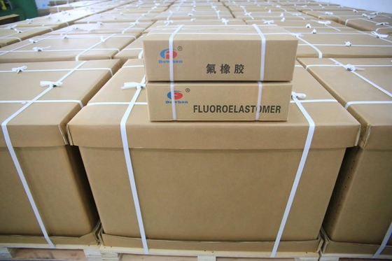 GASKET Bianco FKM Con Viscosità Mooney 20-60 Precomposto di Gomma Fluorocarbonio Equivalente a Solvay Chemours 3M